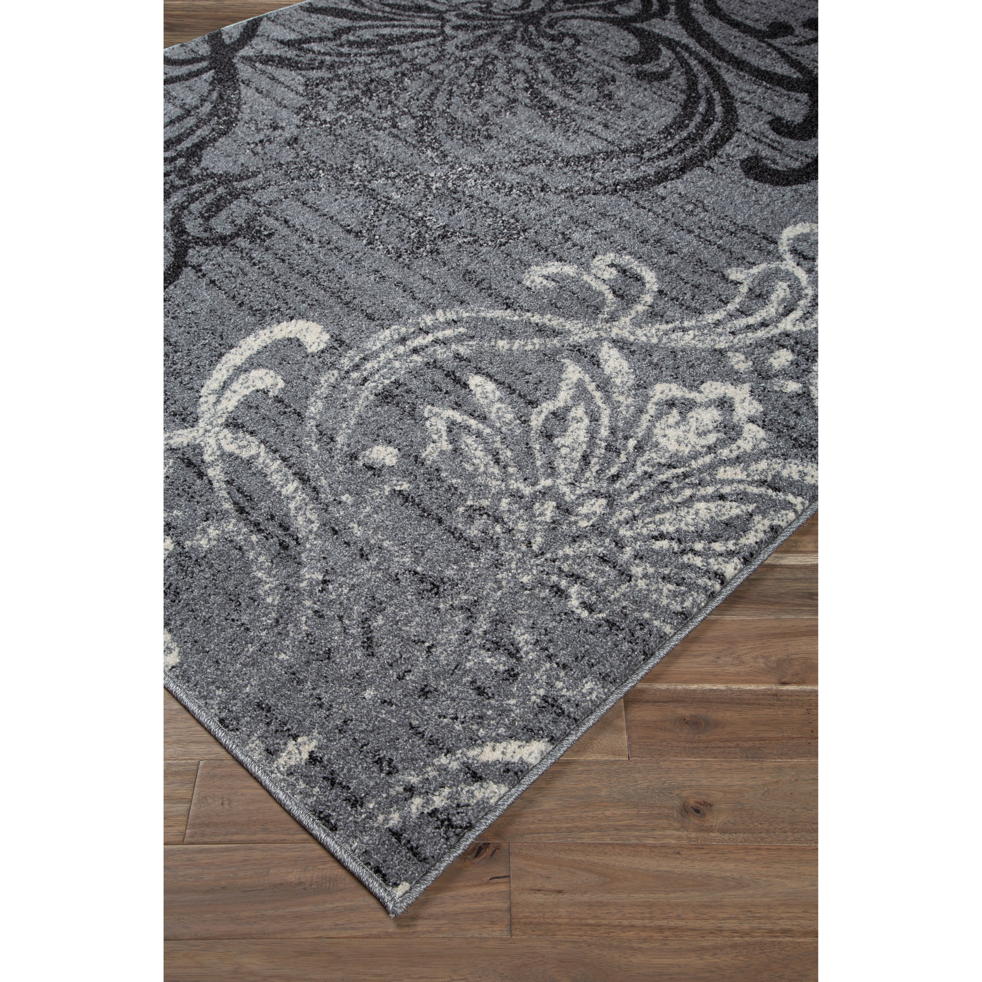 Signature Design by Ashley Transitional Area Rugs Verrill Gray/Black